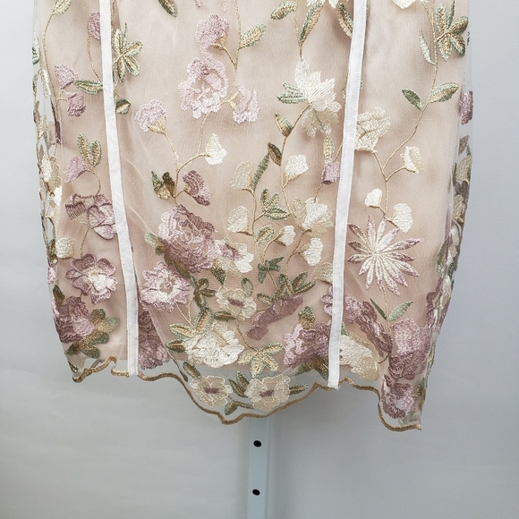 TOBI FANCY THAT MULTI FLORAL BODYCON DRESS - Size small - Picture 6 of 12